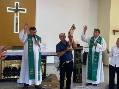 Festa em Louvor a São Sebastião em Campo do Bugre Marcou Encerramento do Ciclo do Padre Edinaldo Mendes